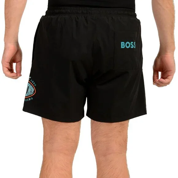 Hugo Boss X NFL Dolphins Quick-Dry Swim Board Shorts US XL IT 54